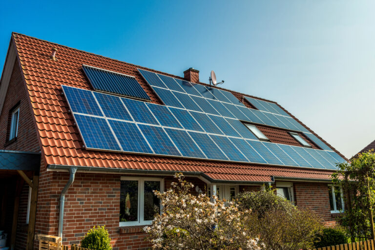 renewable energy, solar panels, house, energy